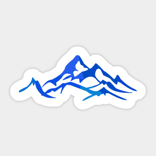 blue Mountain Sticker